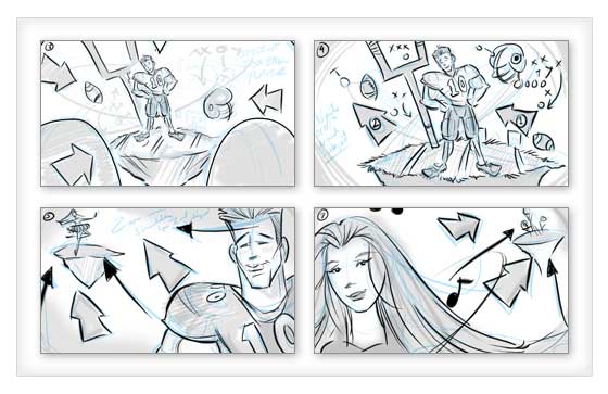 mcdonald's commercial storyboards