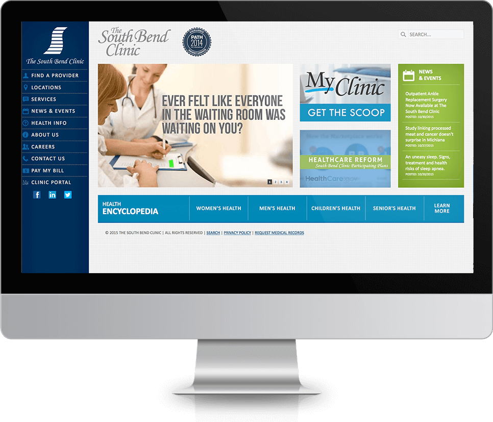 The South Bend Clinic <strong>Website</strong>