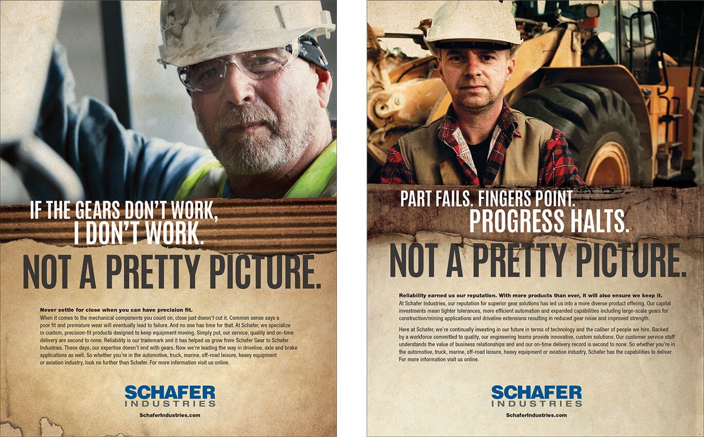 Schafer Industries <strong>Trade Advertising Campaign</strong>