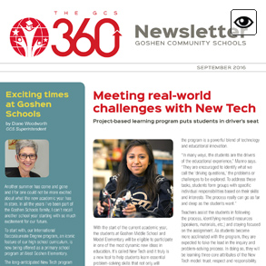 Goshen Schools Newsletter