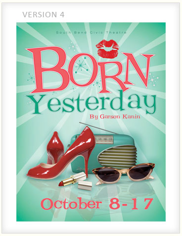 Born Yesterday poster, third redesign