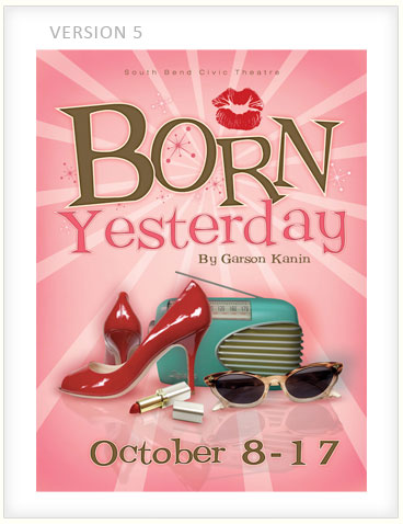 Born Yesterday poster, fourth redesign