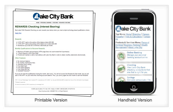 Lake City Bank versions
