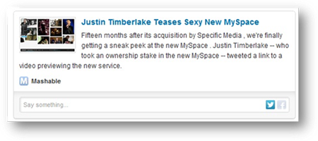 The New MySpace