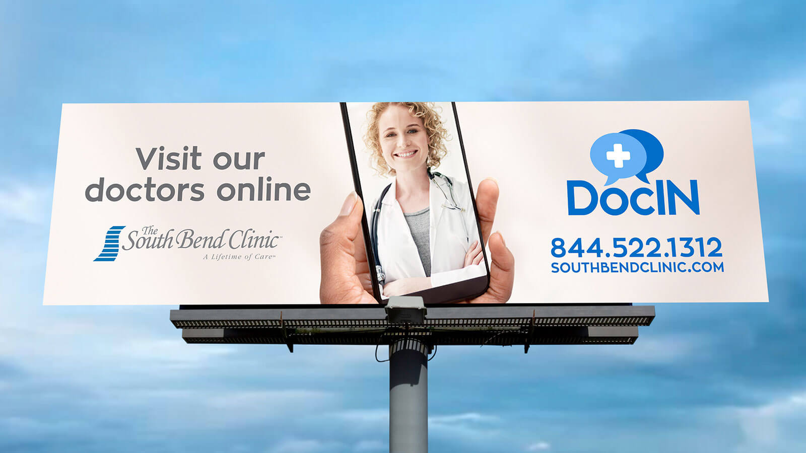 The South Bend Clinic <strong>“DocIN” Online Care Campaign</strong>